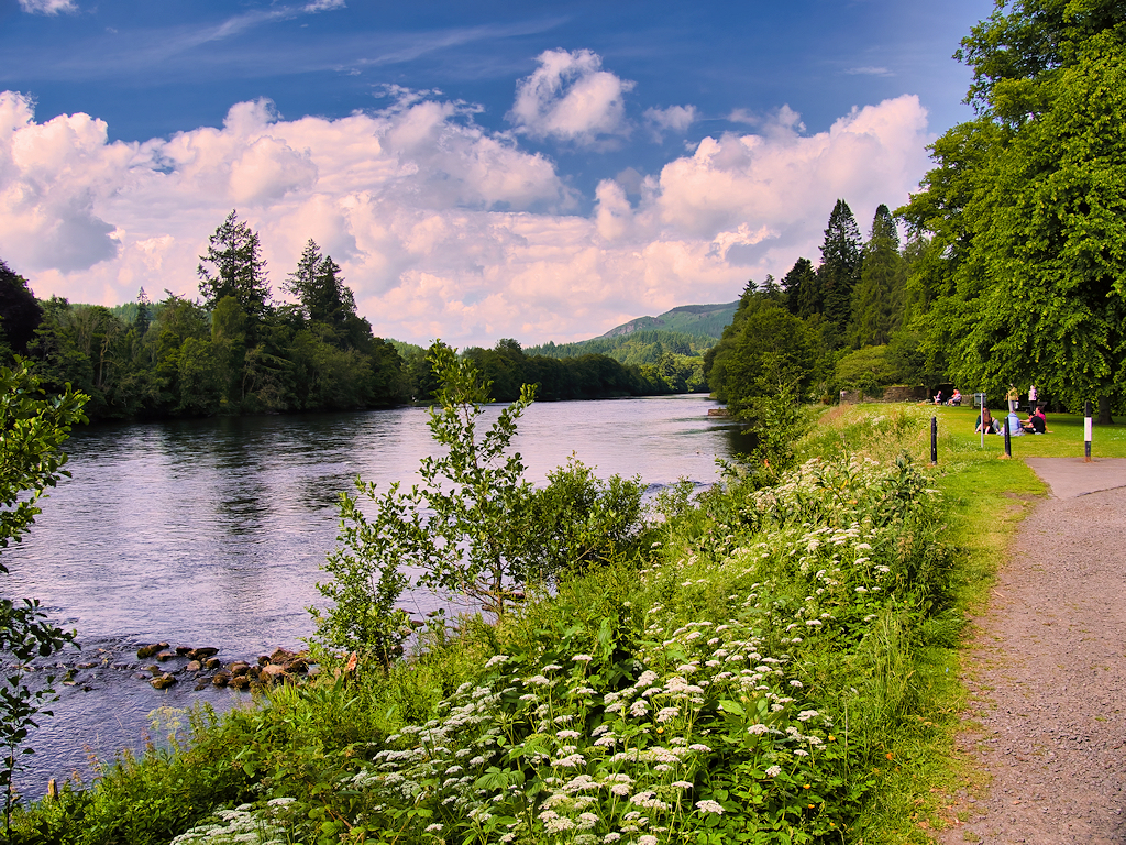 Dunkeld beside the River Tay