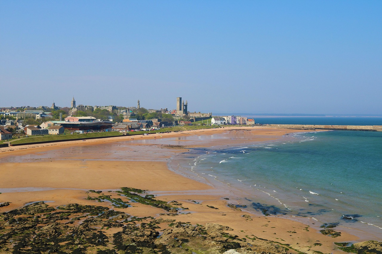 St Andrews on the Fife coast